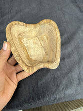 APPLE  WOODEN BOWL  FOR CANDLE MAKING